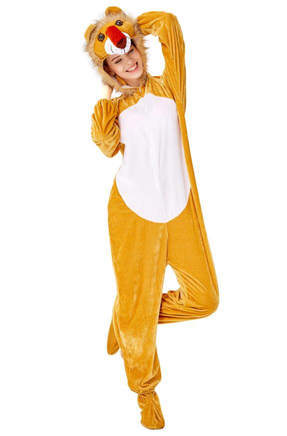 F1933 Unisex Funny Animal Circus Bodysuit Cosplay Pajama Halloween Costume